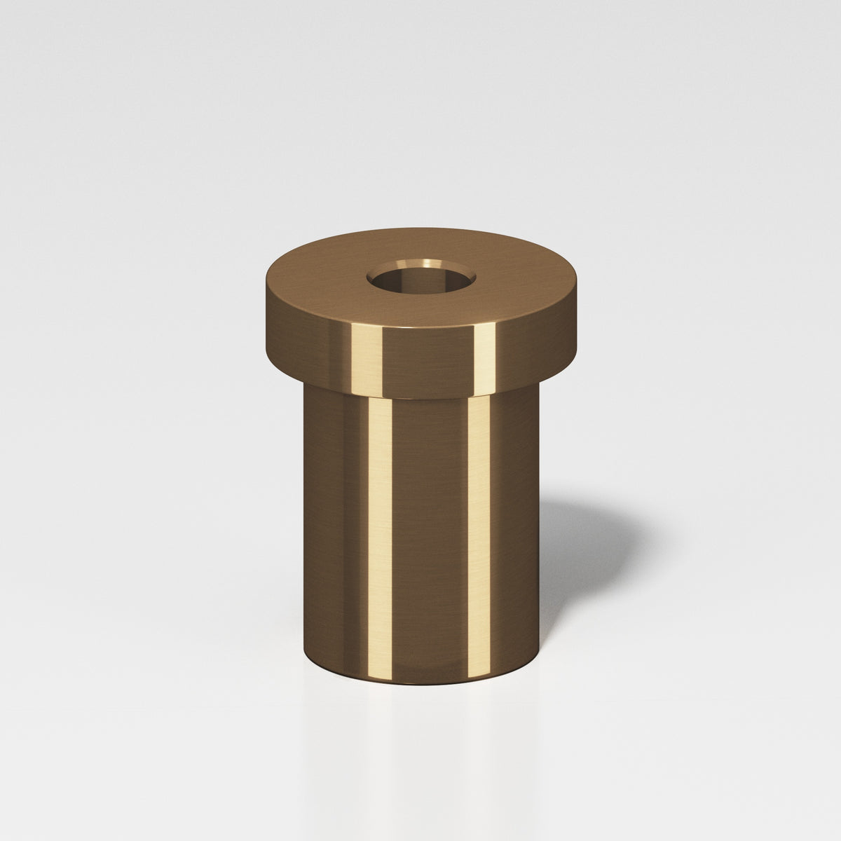 Colonial Bronze 8 Pivot Hinge Floor Base for 6B and 6FHB Hinges - Light Statuary Bronze