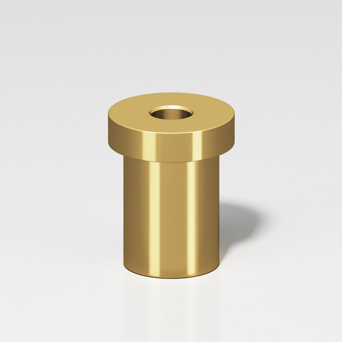 Colonial Bronze 8 Pivot Hinge Floor Base for 6B and 6FHB Hinges - Satin Brass
