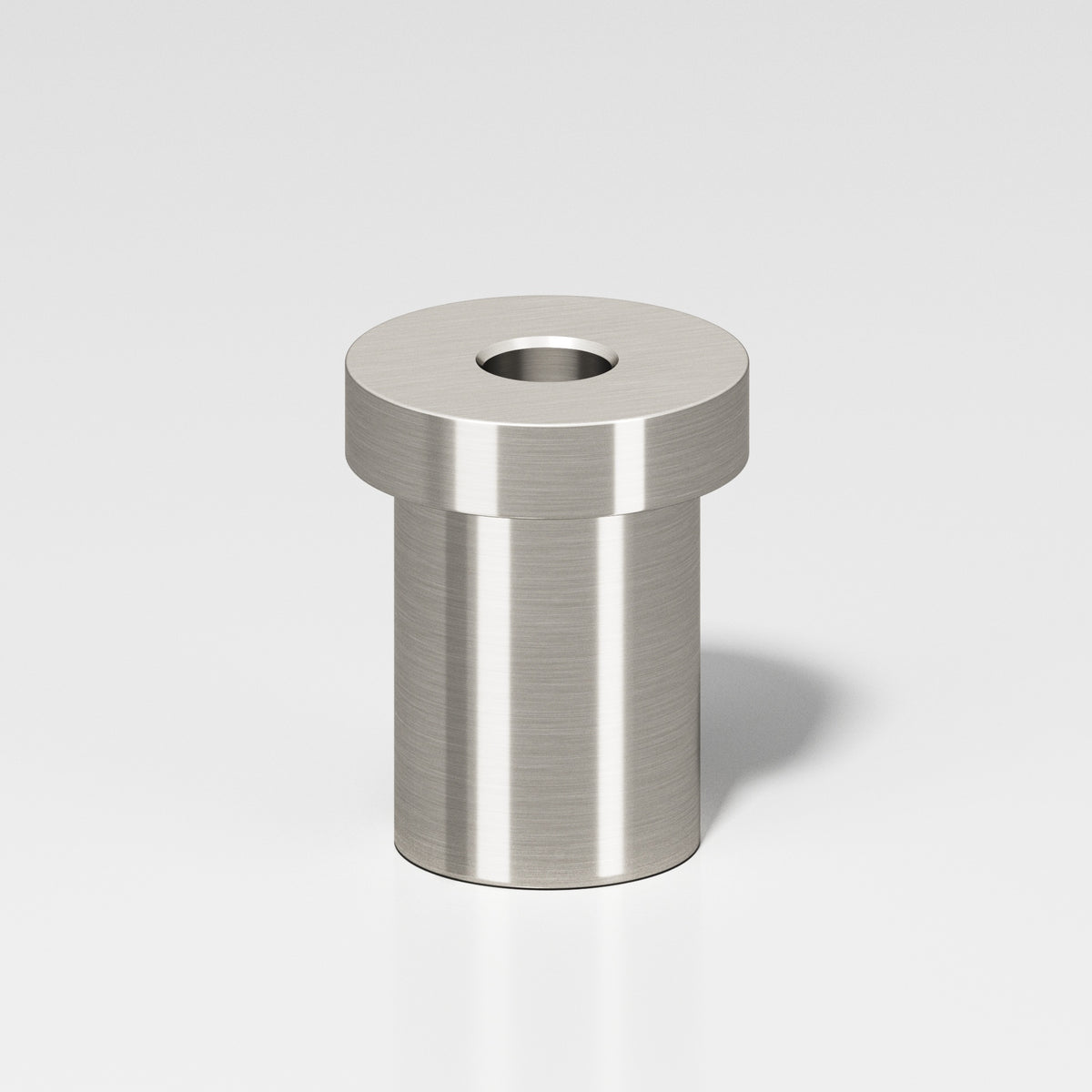 Colonial Bronze 8 Pivot Hinge Floor Base for 6B and 6FHB Hinges - Satin Nickel