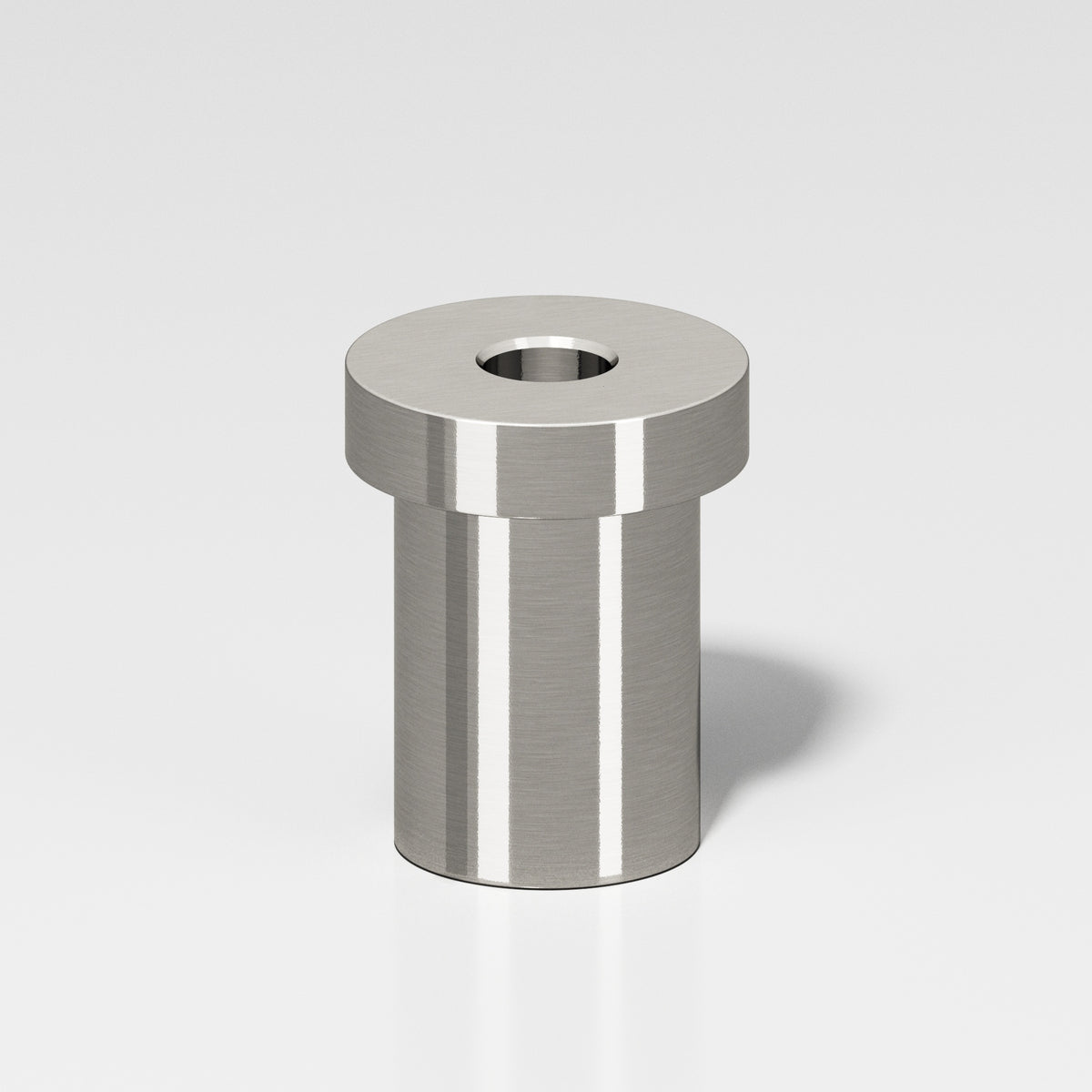 Colonial Bronze 8 Pivot Hinge Floor Base for 6B and 6FHB Hinges - Nickel Stainless