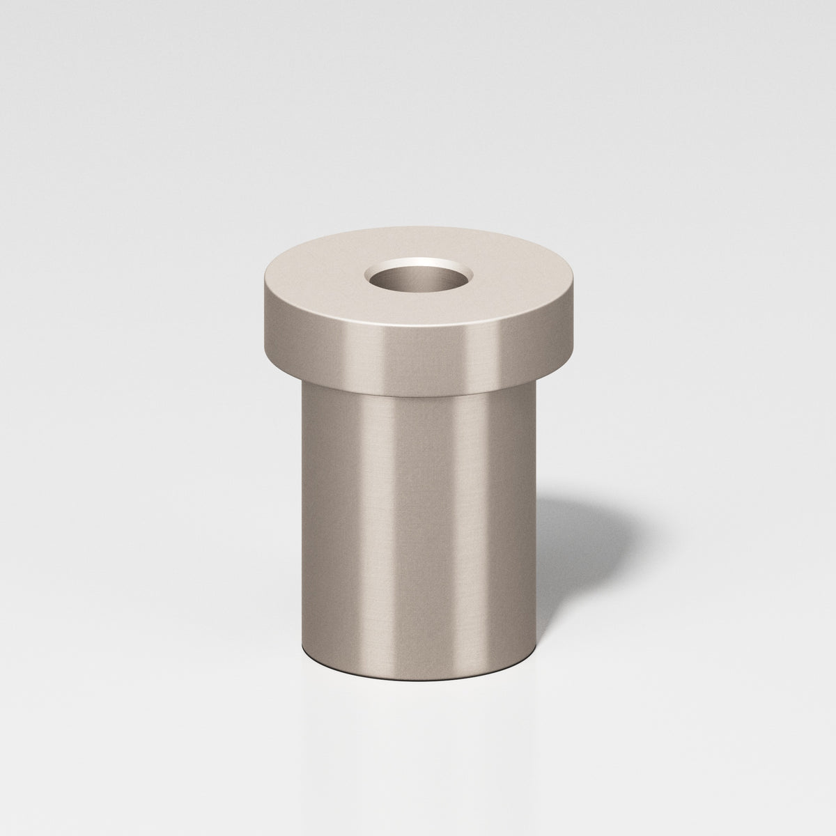 Colonial Bronze 8 Pivot Hinge Floor Base for 6B and 6FHB Hinges - Matte Satin Nickel