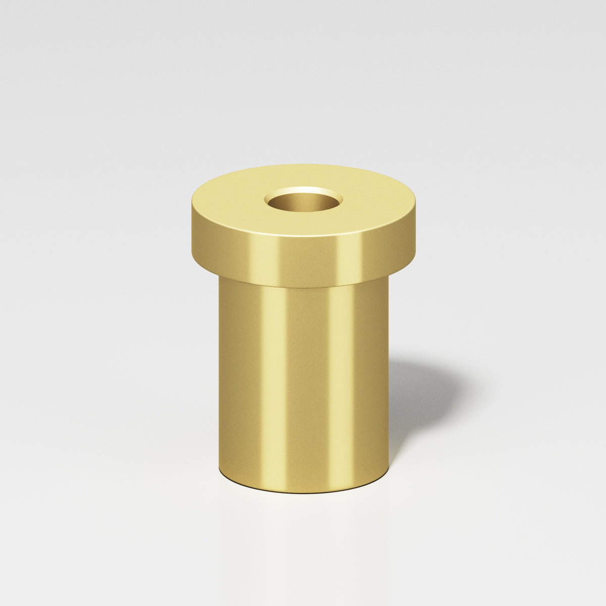Colonial Bronze 8 Pivot Hinge Floor Base for 6B and 6FHB Hinges - Matte Satin Brass