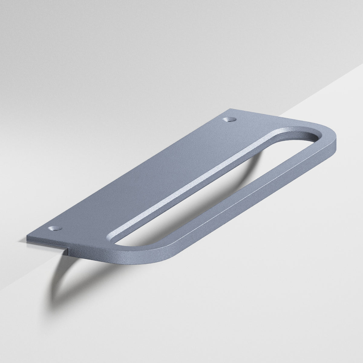 Colonial Bronze 884 Rounded Front Racetrack Edge Pull, 2 in Projection - Frost Chrome™