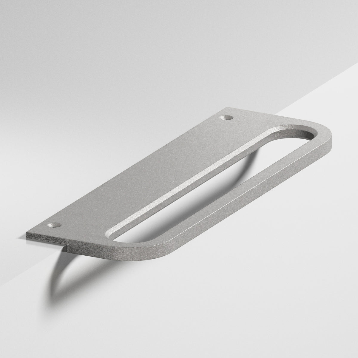 Colonial Bronze 883 Rounded Front Racetrack Edge Pull, 1-1/2 in Projection - Frost Nickel™