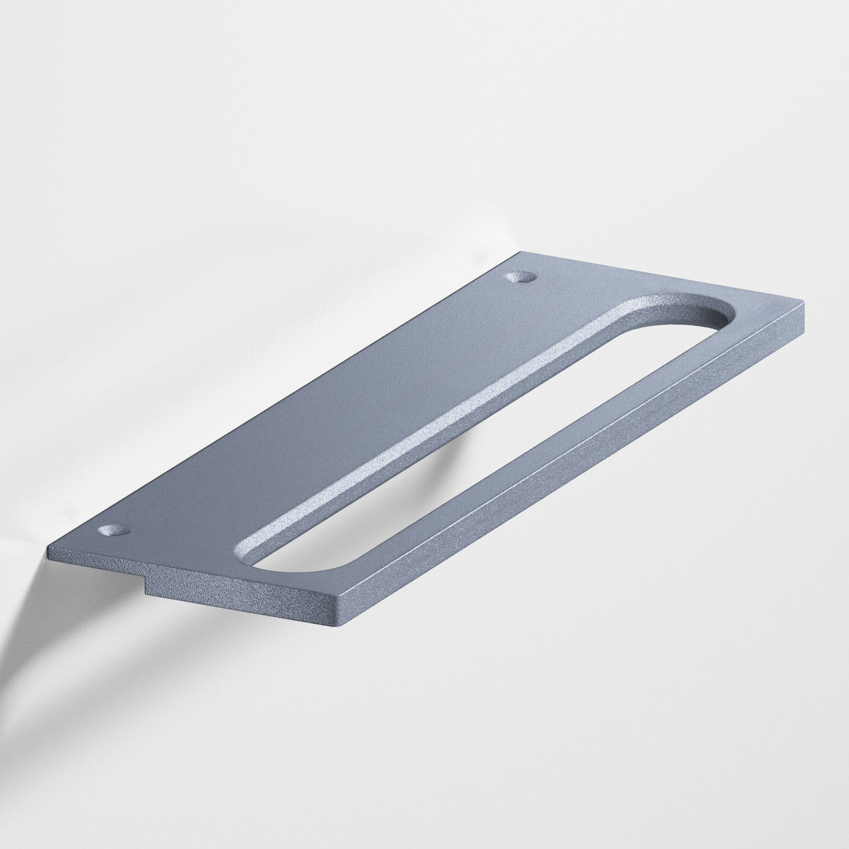 Colonial Bronze 888 Squared Front Racetrack Edge Pull, 1-1/2 in Projection - Frost Chrome™