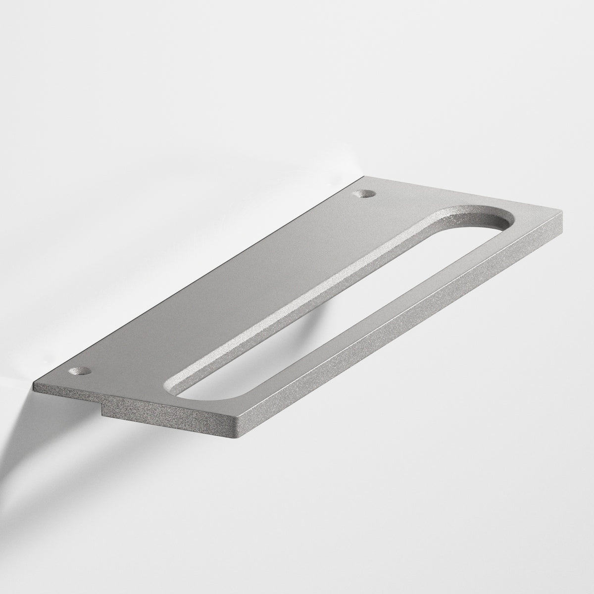 Colonial Bronze 888 Squared Front Racetrack Edge Pull, 1-1/2 in Projection - Frost Nickel™