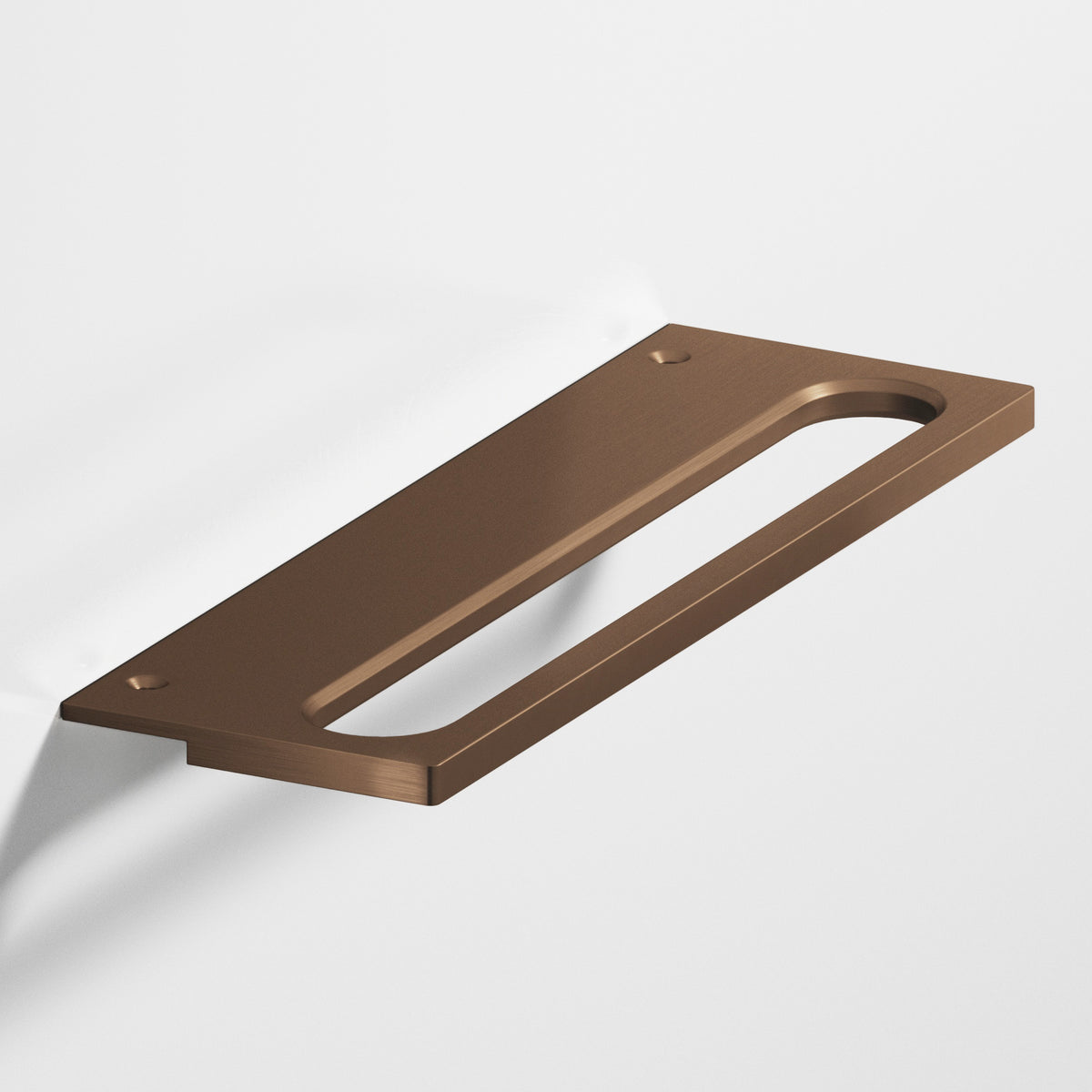 Colonial Bronze 888 Squared Front Racetrack Edge Pull, 1-1/2 in Projection - Matte Oil Rubbed Bronze