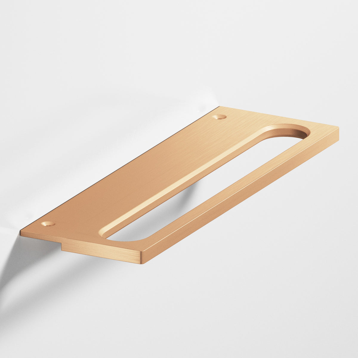 Colonial Bronze 888 Squared Front Racetrack Edge Pull, 1-1/2 in Projection - Matte Satin Bronze