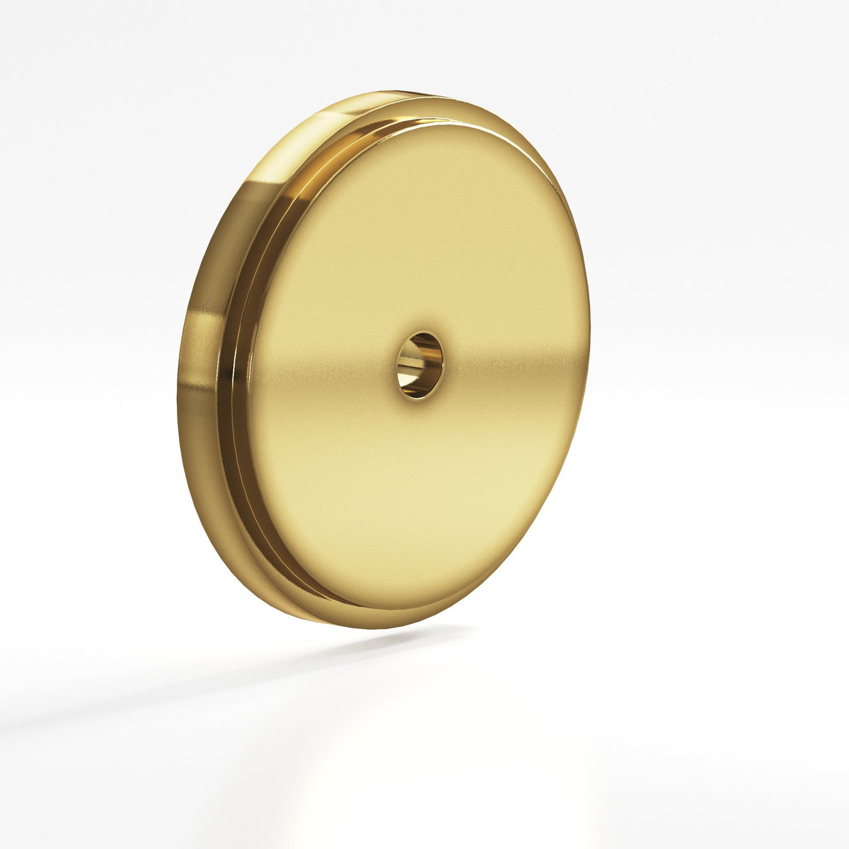 Colonial Bronze 9621 Stepped Round Backplate, 1-1/2 in Diameter, for 8-32 Screw - Antique Bronze