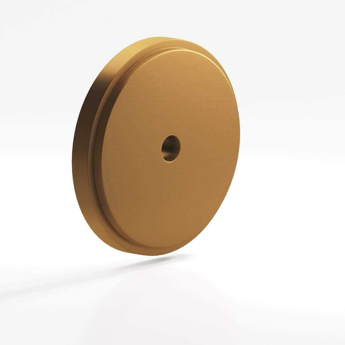 Colonial Bronze 9620 Stepped Round Backplate, 1-1/4 in Diameter, for 8-32 Screw - Matte Light Statuary Bronze