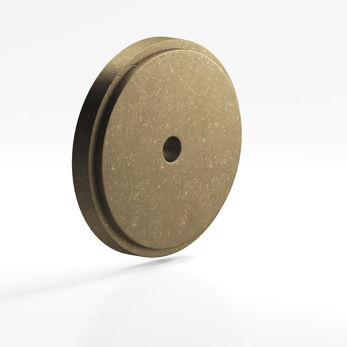 Colonial Bronze 9622 Stepped Round Backplate, 1-3/4 in Diameter, for 8-32 Screw - Distressed Oil Rubbed Bronze