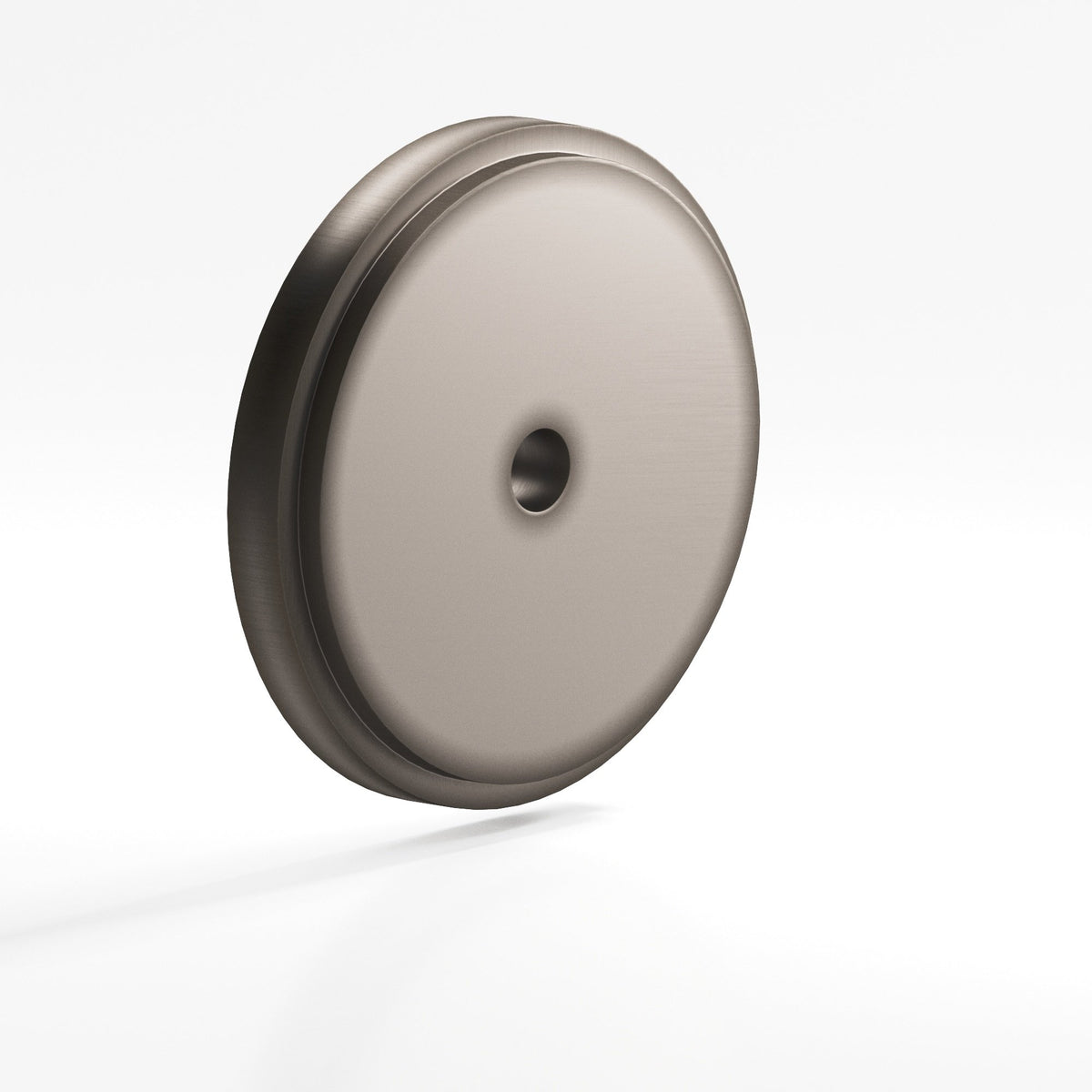 Colonial Bronze 9620 Stepped Round Backplate, 1-1/4 in Diameter, for 8-32 Screw - Pewter