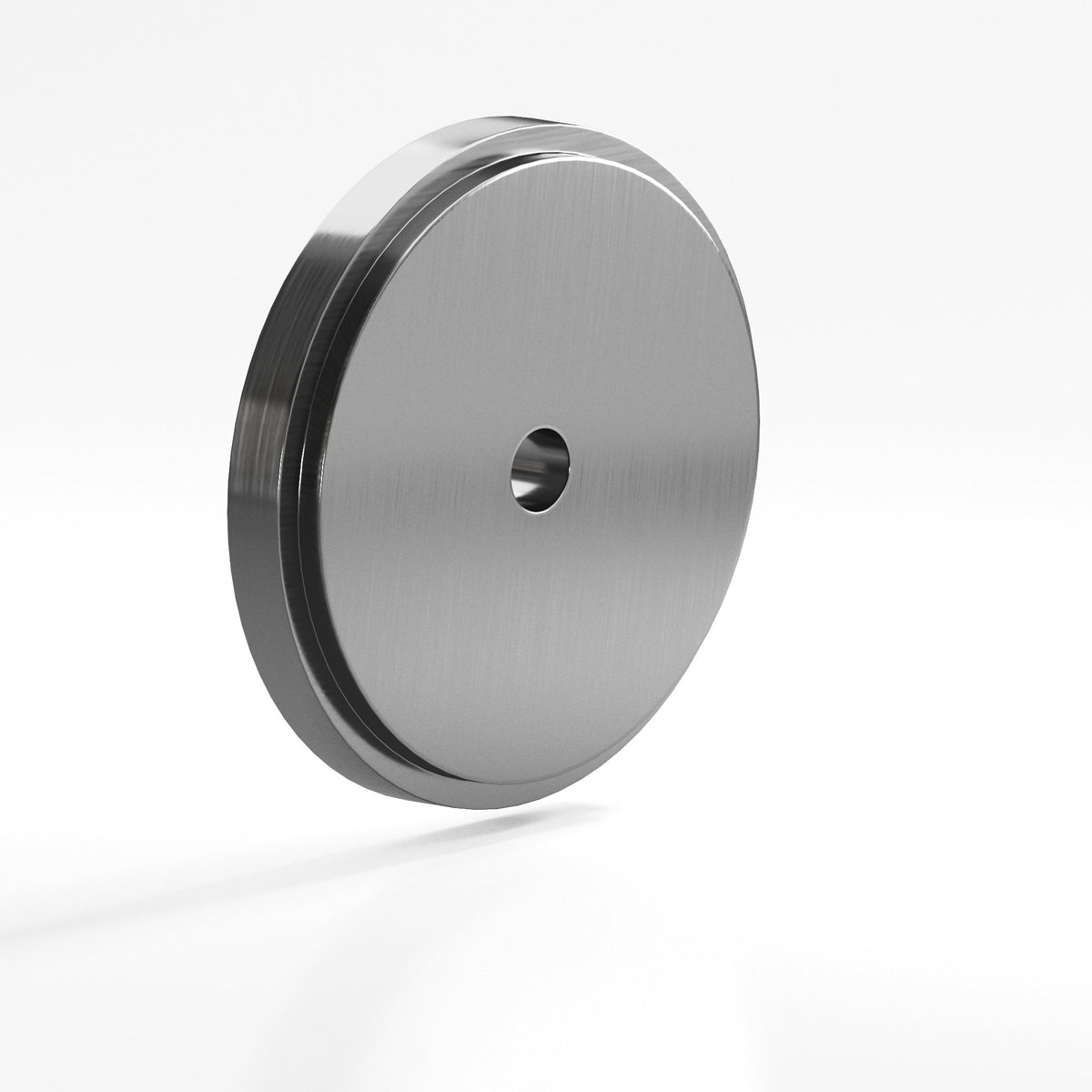 Colonial Bronze 9622 Stepped Round Backplate, 1-3/4 in Diameter, for 8-32 Screw - Graphite