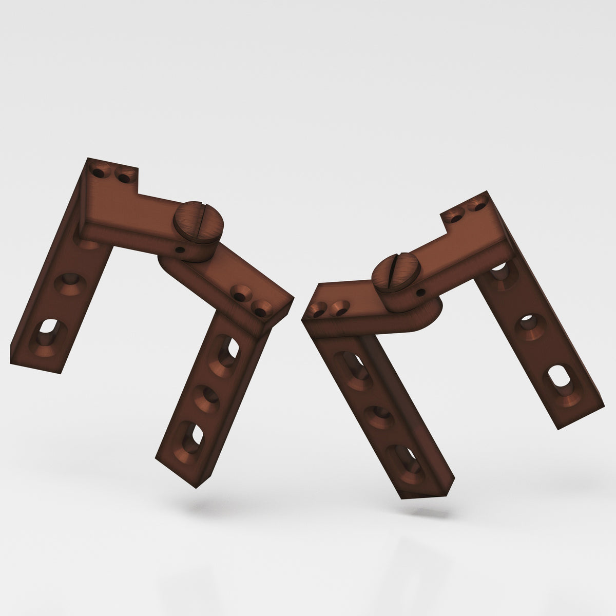 Colonial Bronze 9 Intermediate Pivot Hinge, 4 in (Pair) - Matte Antique Copper