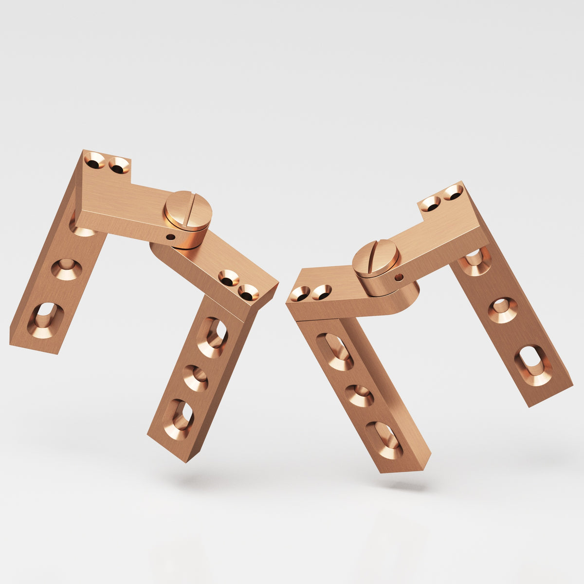 Colonial Bronze 9 Intermediate Pivot Hinge, 4 in (Pair) - Satin Bronze