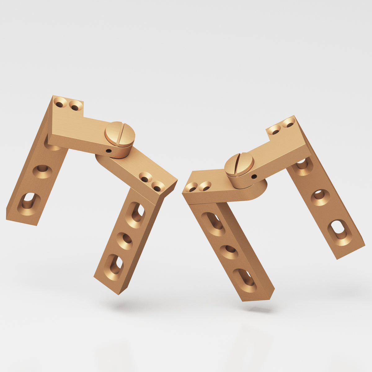 Colonial Bronze 9 Intermediate Pivot Hinge, 4 in (Pair) - Matte Satin Bronze