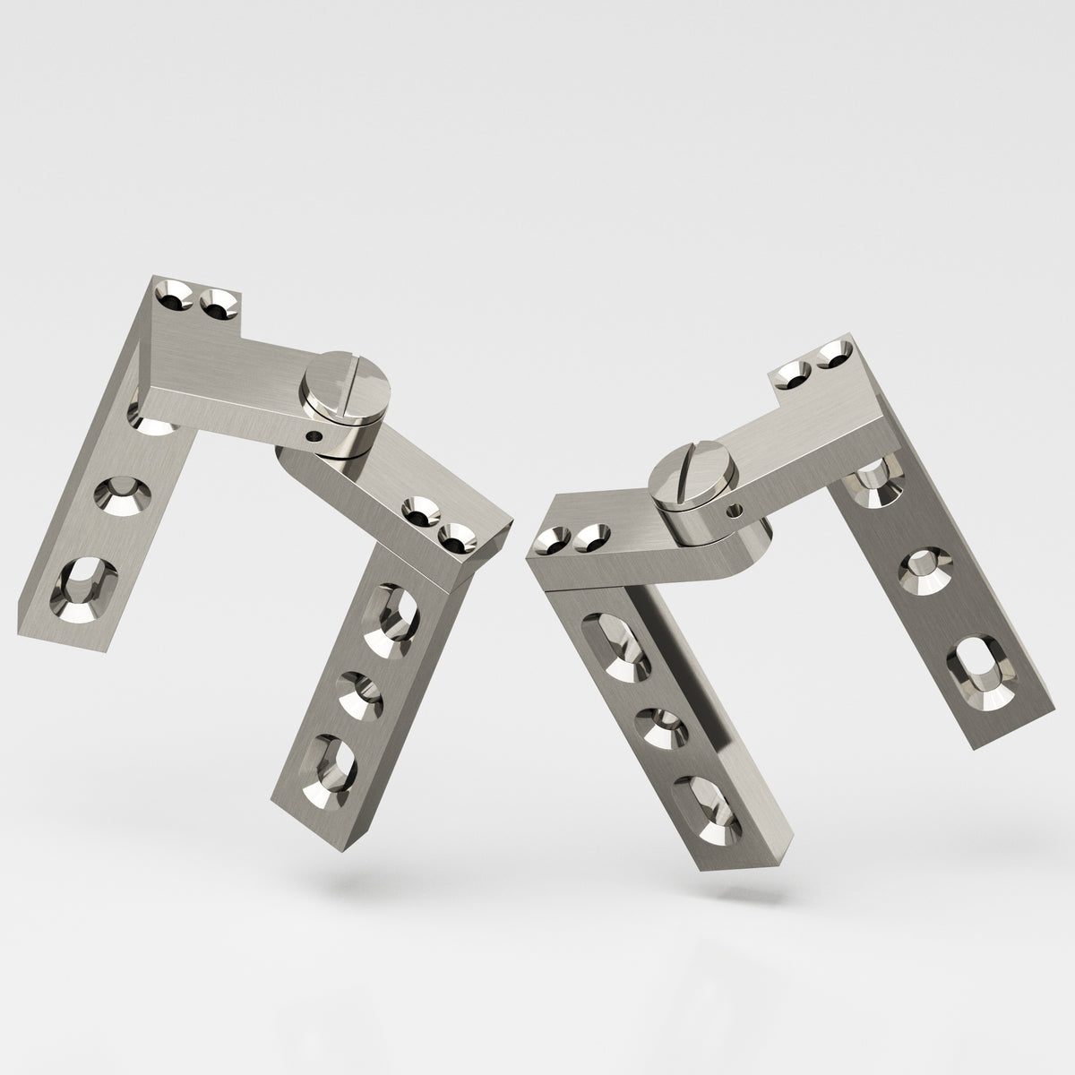 Colonial Bronze 9 Intermediate Pivot Hinge, 4 in (Pair) - Nickel Stainless