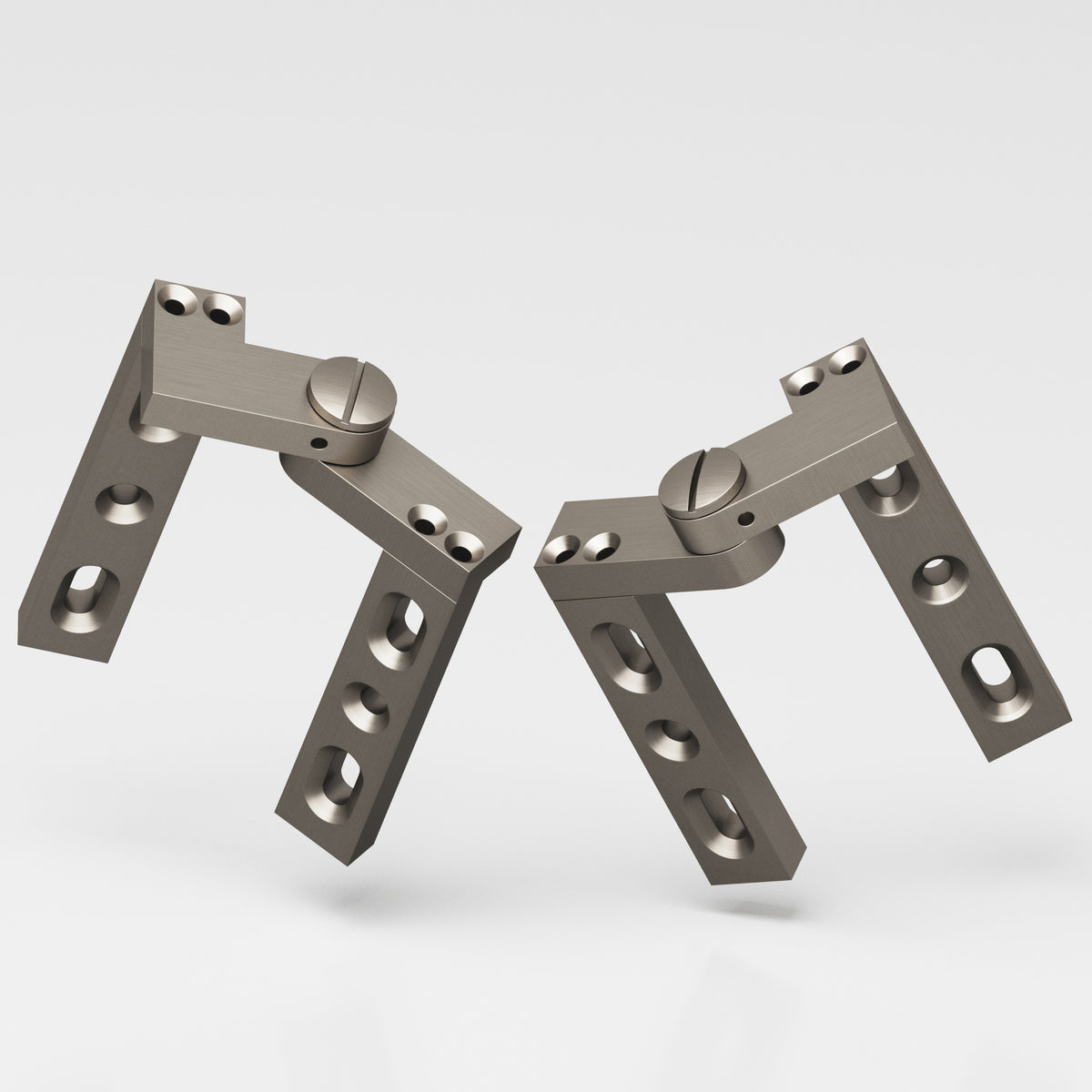 Colonial Bronze 9 Intermediate Pivot Hinge, 4 in (Pair) - Matte Pewter