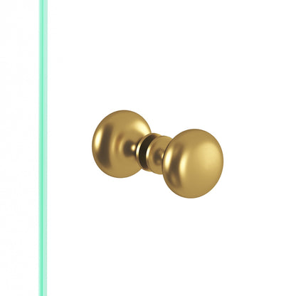 Colonial Bronze 192BB Classic Round Back-to-Back Shower Door Knob Kit, 1-1/4 in Diameter