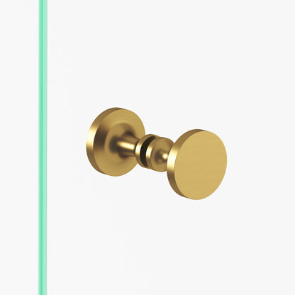 Colonial Bronze 172BB Disc Back-to-Back Shower Door Knob Kit, 1-1/2 in Diameter