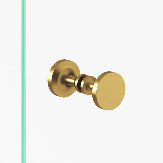 Colonial Bronze 172BB Disc Back-to-Back Shower Door Knob Kit, 1-1/2 in Diameter