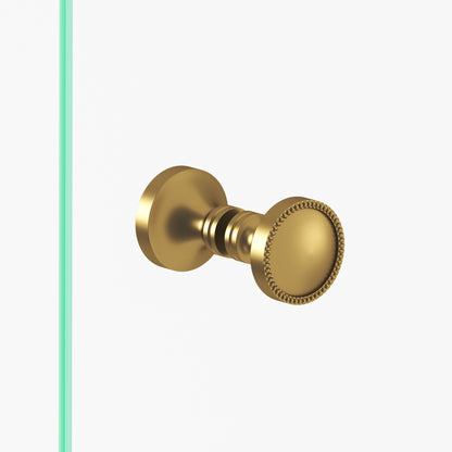 Colonial Bronze 175BB Beaded Dome Back-to-Back Shower Door Knob Kit, 1-1/4 in Diameter