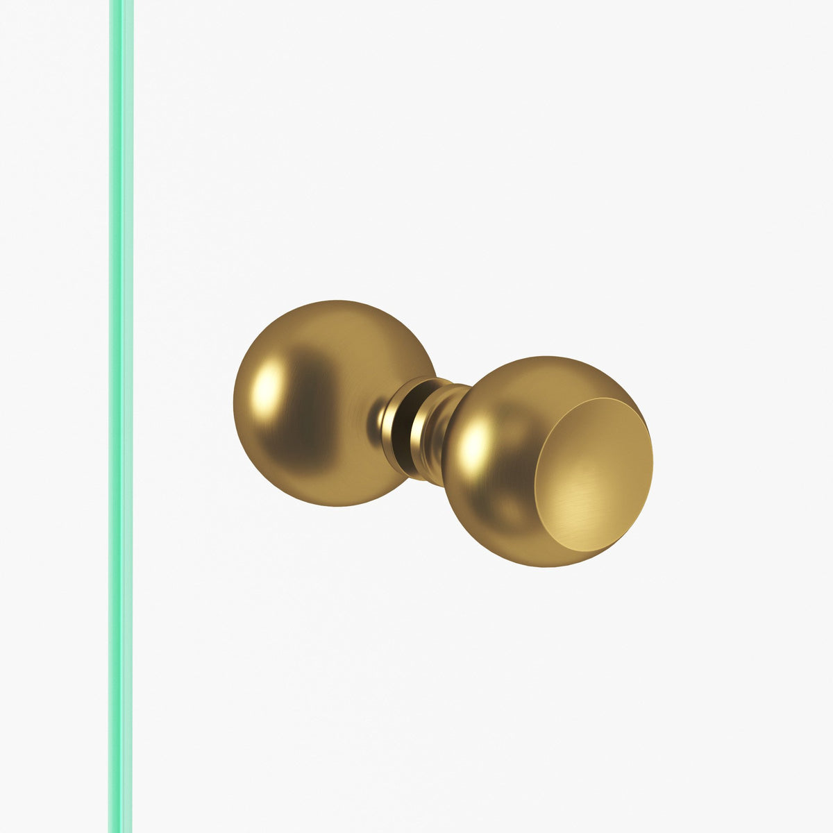 Colonial Bronze 183BB Ball Back-to-Back Shower Door Knob Kit, 1-1/4 in Diameter