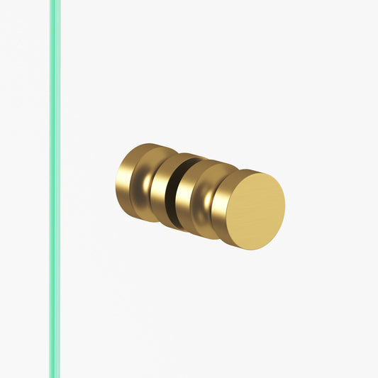 Colonial Bronze 189BB Stepped Round Back-to-Back Shower Door Knob Kit, 1-1/4 in Diameter