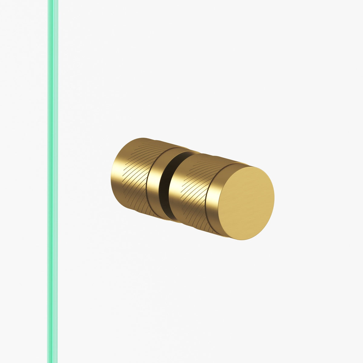 Colonial Bronze 550BB Knurled Cylinder Back-to-Back Shower Door Knob Kit, 1-1/4 in Diameter