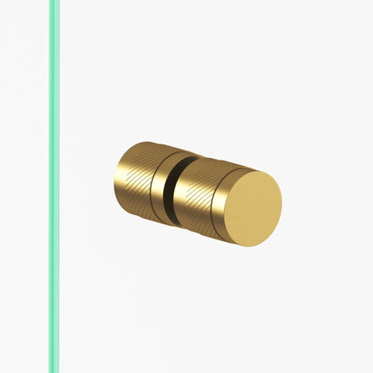 Colonial Bronze 550BB Knurled Cylinder Back-to-Back Shower Door Knob Kit, 1-1/4 in Diameter