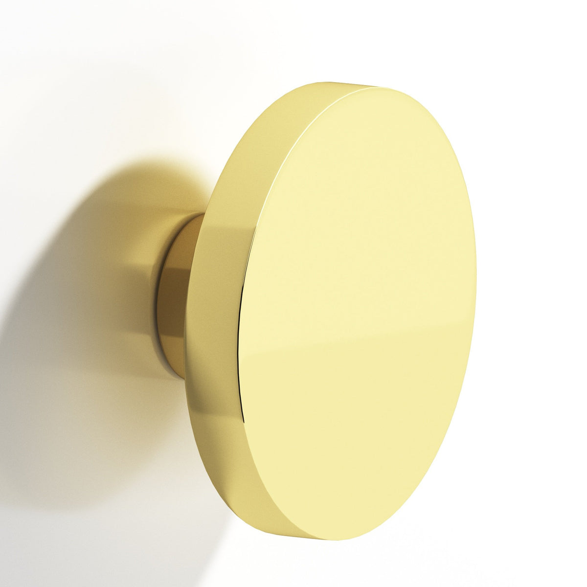 Colonial Bronze 9148 Round Cap Screw, 5/8 in Diameter for 1/4-20 Screw - Polished Brass