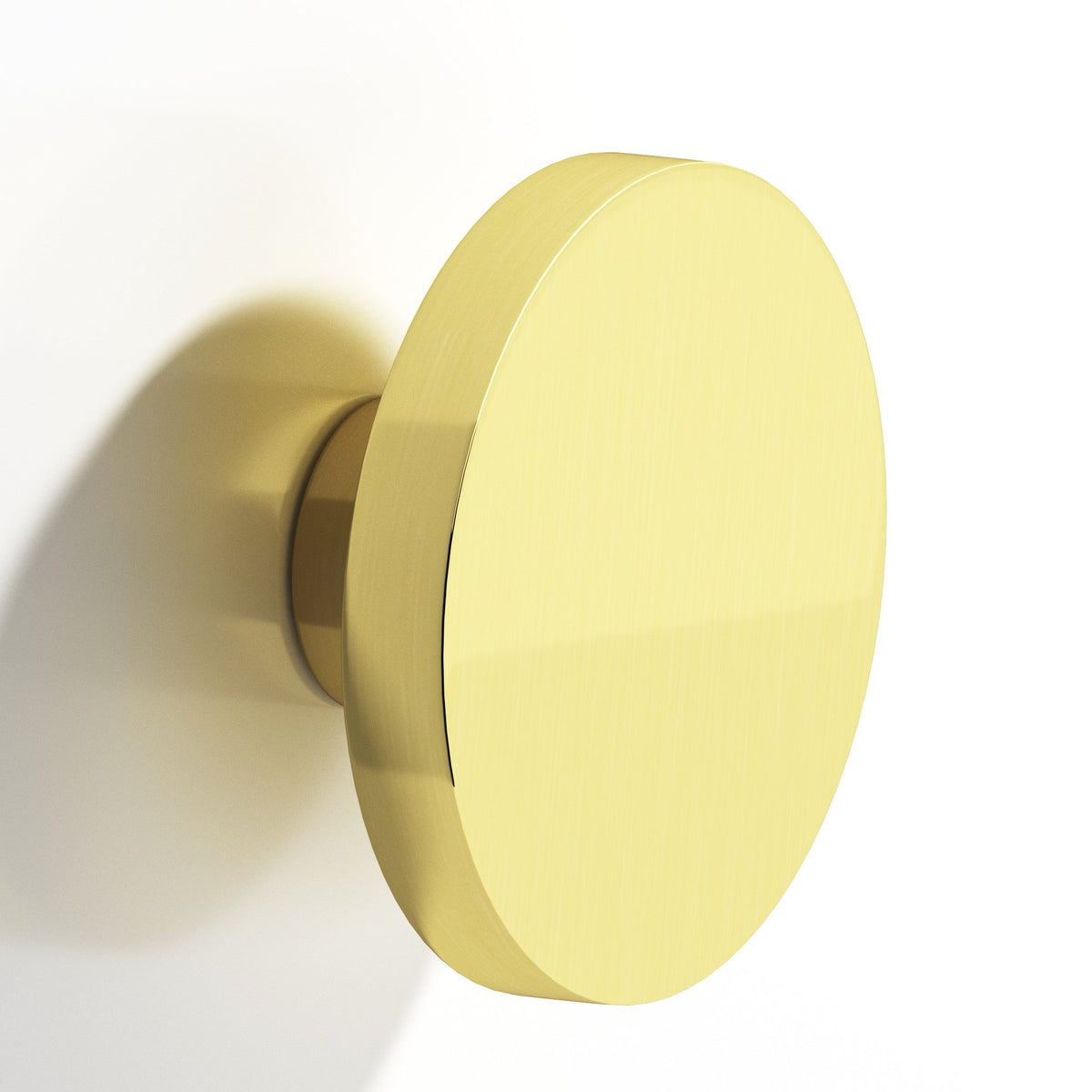 Colonial Bronze 9155 Round Cap Screw, 1-1/4 in Diameter for 1/4-20 Screw - Unlacquered Polished Brass