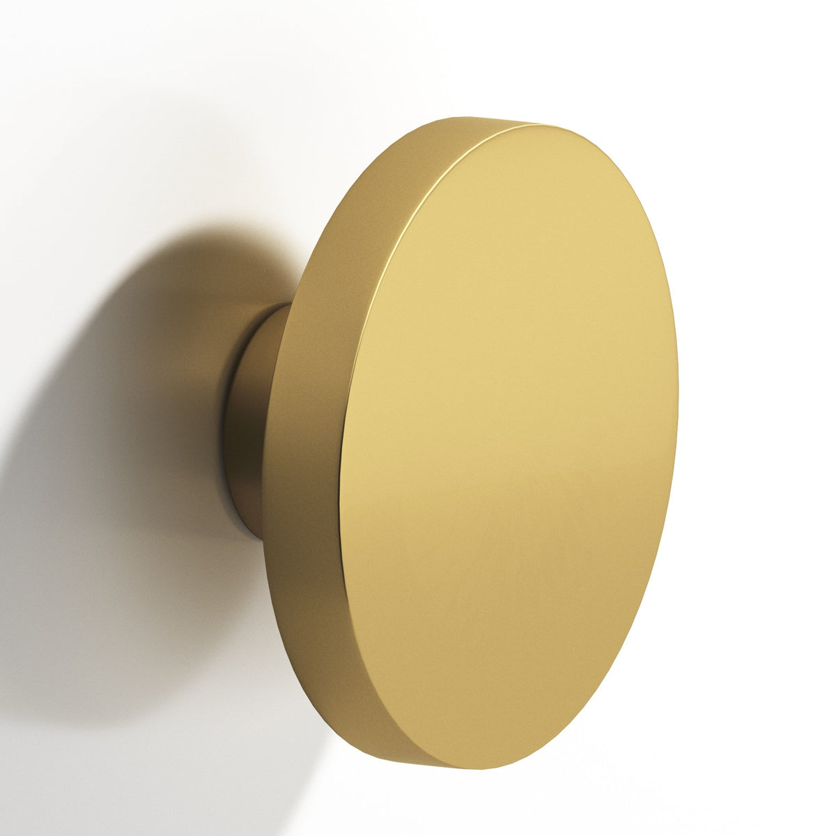 Colonial Bronze 9150 Round Cap Screw, 3/4 in Diameter for 1/4-20 Screw - Satin Brass