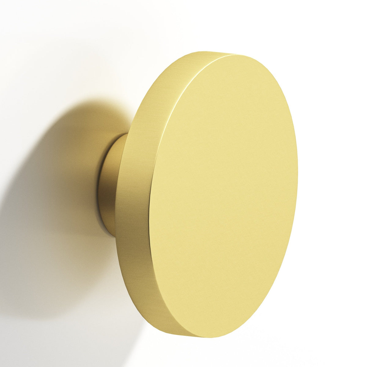 Colonial Bronze 9152 Round Cap Screw, 1-1/2 in Diameter - Matte Satin Brass