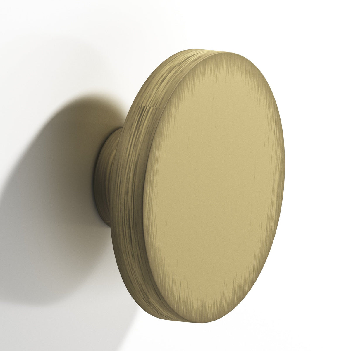 Colonial Bronze 9153 Round Cap Screw, 1 in Diameter for 1/4-20 Screw - Matte Antique Satin Brass
