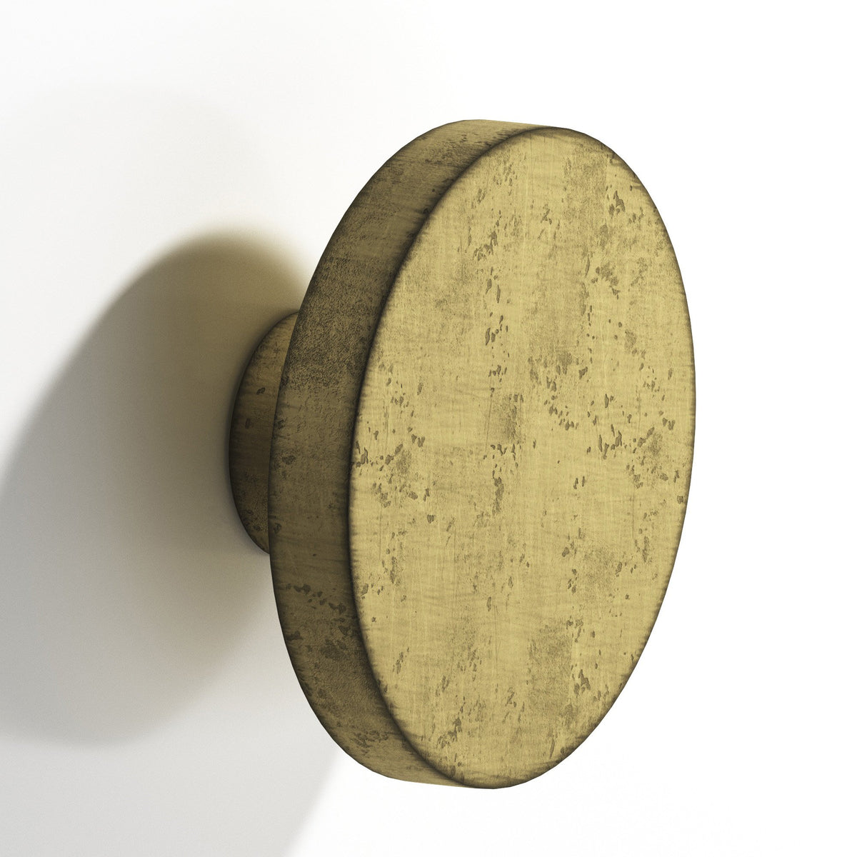 Colonial Bronze 9152 Round Cap Screw, 1-1/2 in Diameter - Distressed Antique Brass