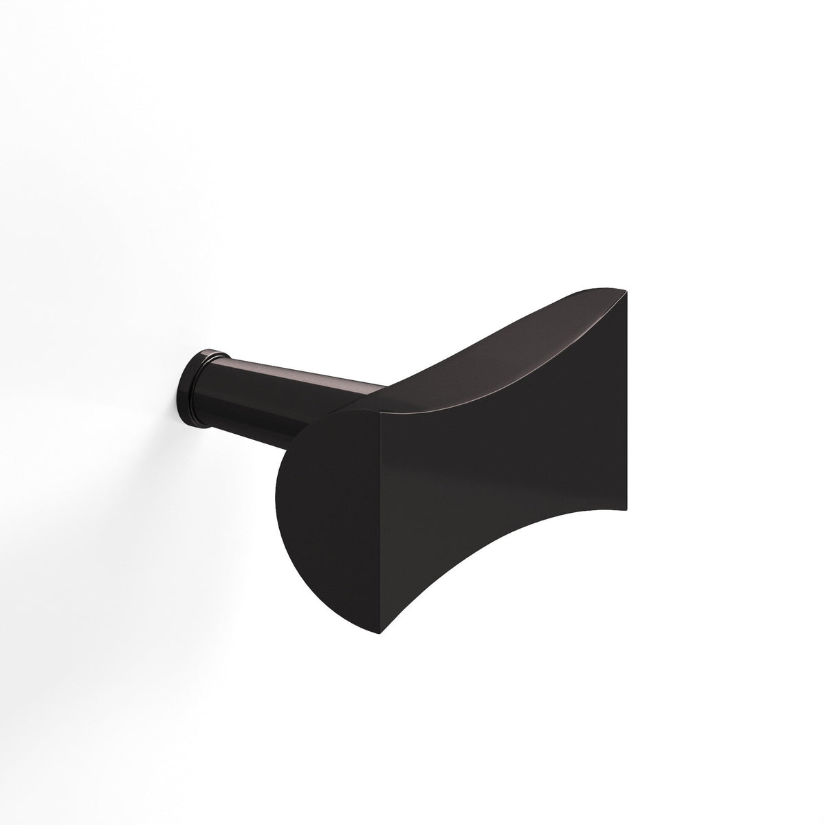 Colonial Bronze 1139 Bowtie T-Knob with Rounded Back, 1-1/4 in - Satin Black