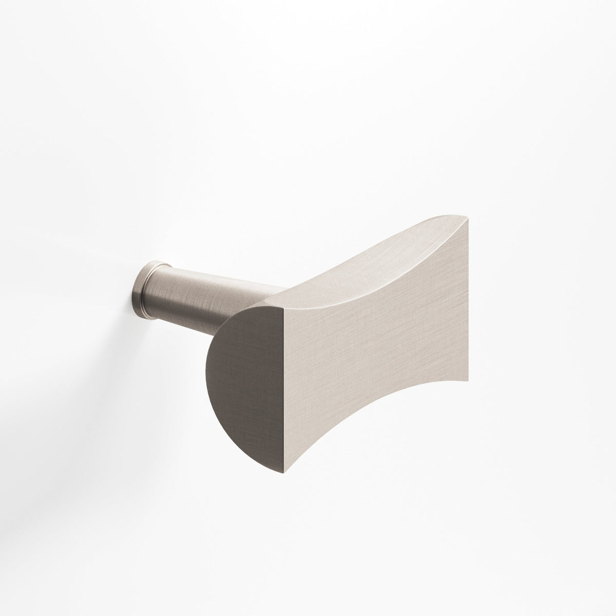 Colonial Bronze 1139 Bowtie T-Knob with Rounded Back, 1-1/4 in - Matte Satin Nickel