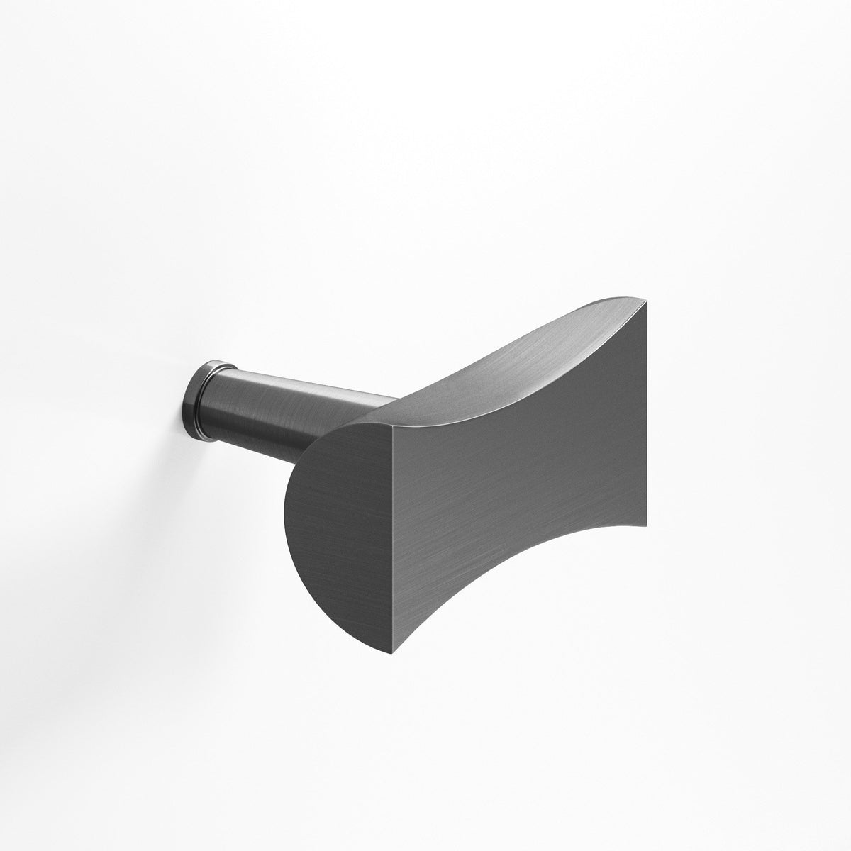 Colonial Bronze 1139 Bowtie T-Knob with Rounded Back, 1-1/4 in - Graphite