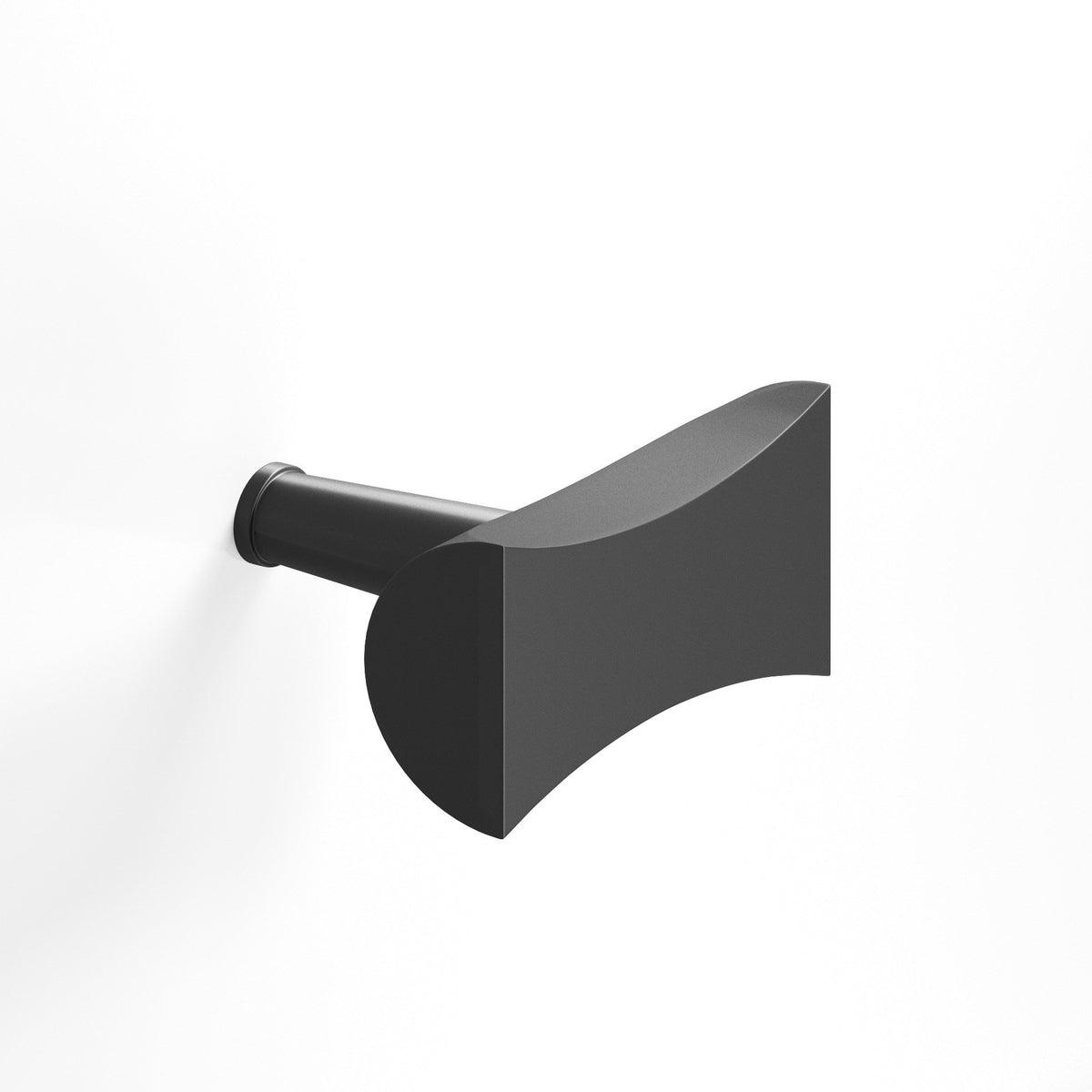 Colonial Bronze 1139 Bowtie T-Knob with Rounded Back, 1-1/4 in - Matte Graphite