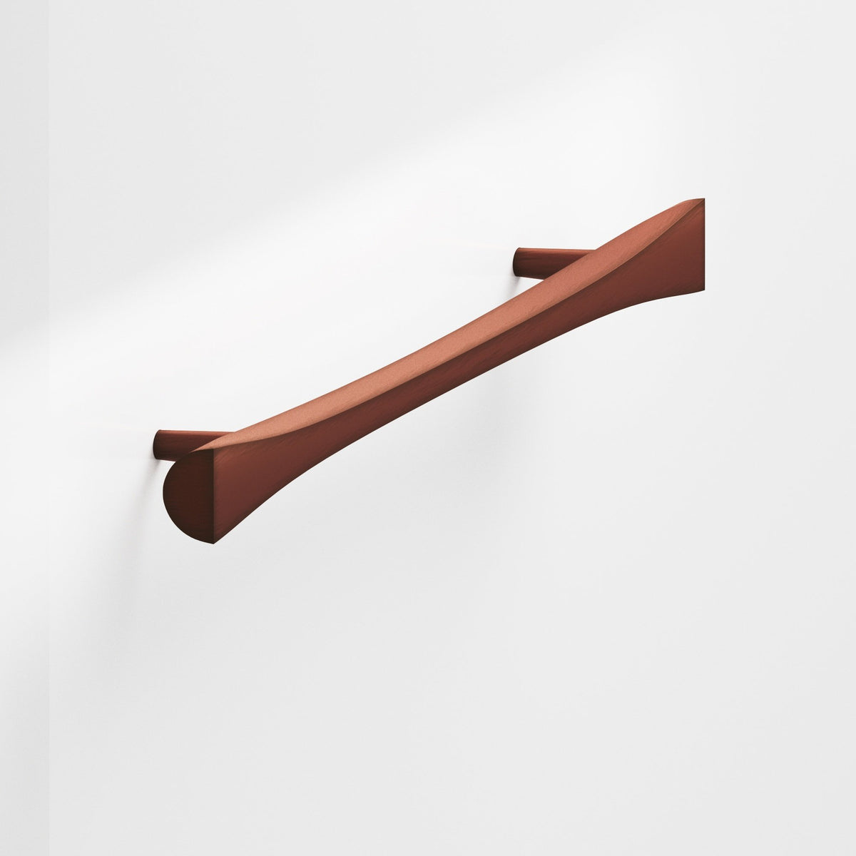 Colonial Bronze 1140 Bowtie Pull with Rounded Back and Tapered Posts, 5/8 in - Matte Antique Copper