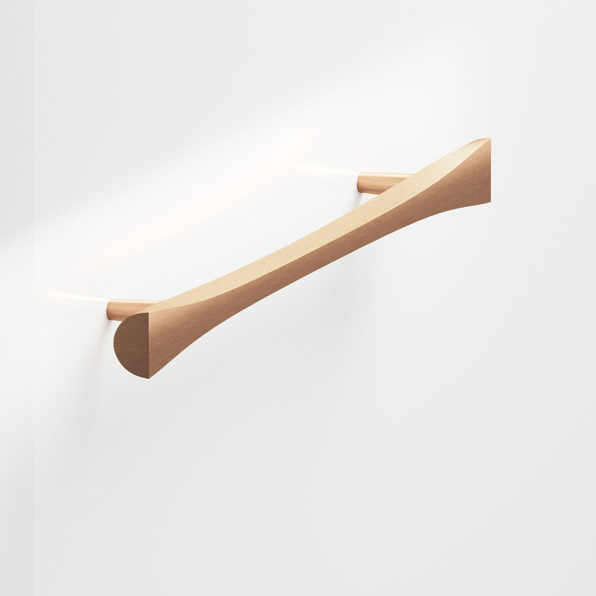 Colonial Bronze 1140 Bowtie Pull with Rounded Back and Tapered Posts, 5/8 in - Satin Bronze