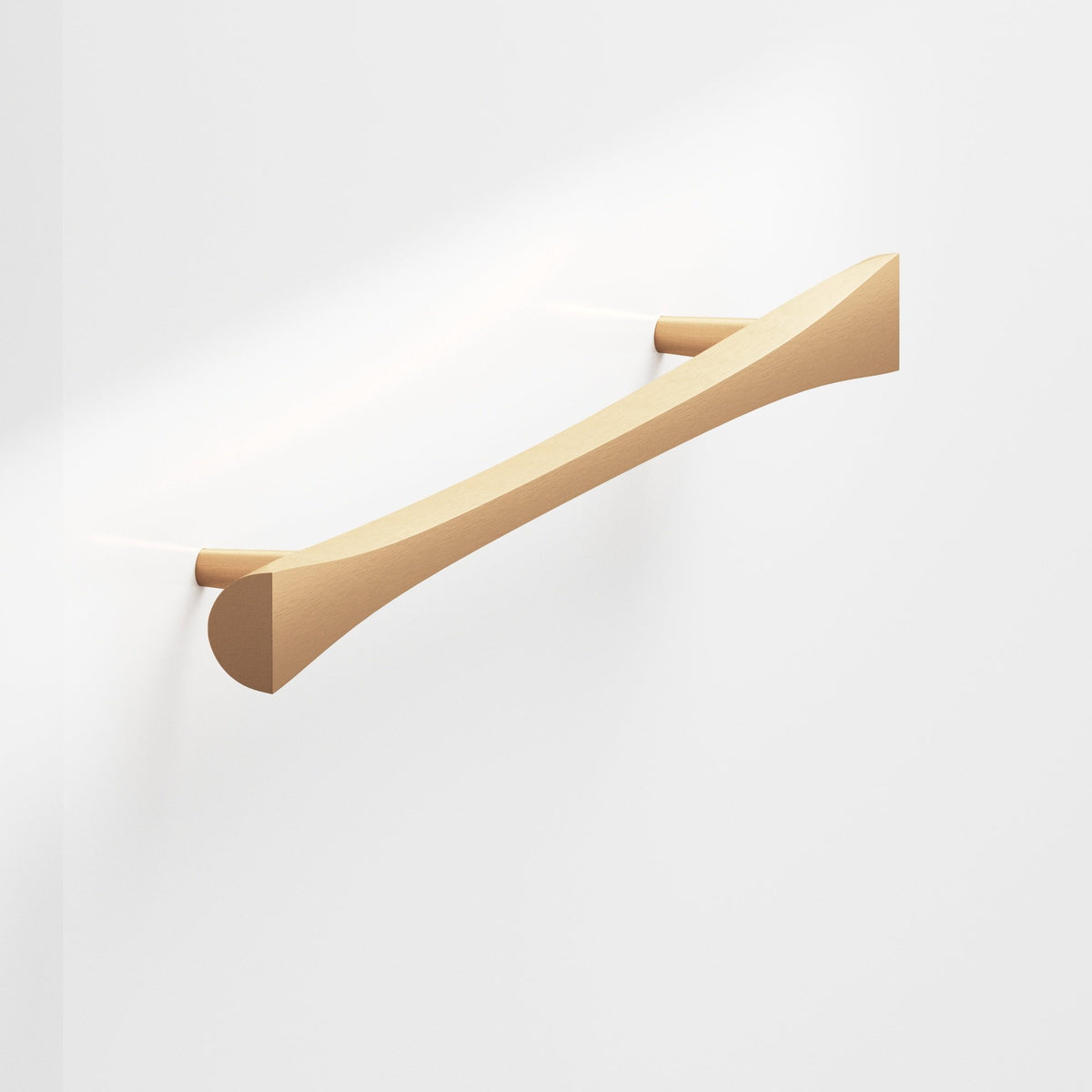 Colonial Bronze 1140 Bowtie Pull with Rounded Back and Tapered Posts, 5/8 in - Matte Satin Bronze