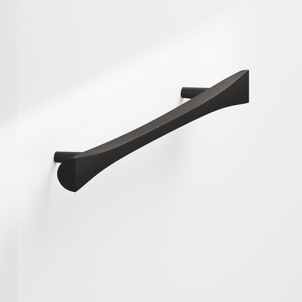 Colonial Bronze 1140 Bowtie Pull with Rounded Back and Tapered Posts, 5/8 in - Frost Black™