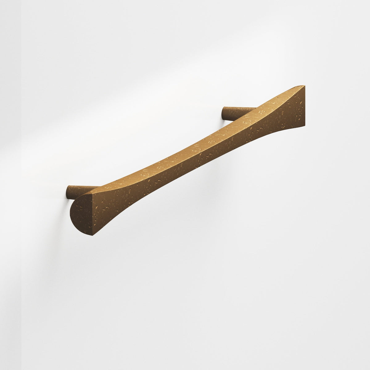 Colonial Bronze 1140 Bowtie Pull with Rounded Back and Tapered Posts, 5/8 in - Distressed Light Statuary Bronze