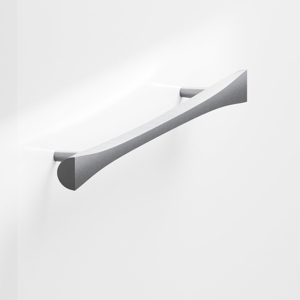 Colonial Bronze 1140 Bowtie Pull with Rounded Back and Tapered Posts, 5/8 in - Matte Satin Chrome
