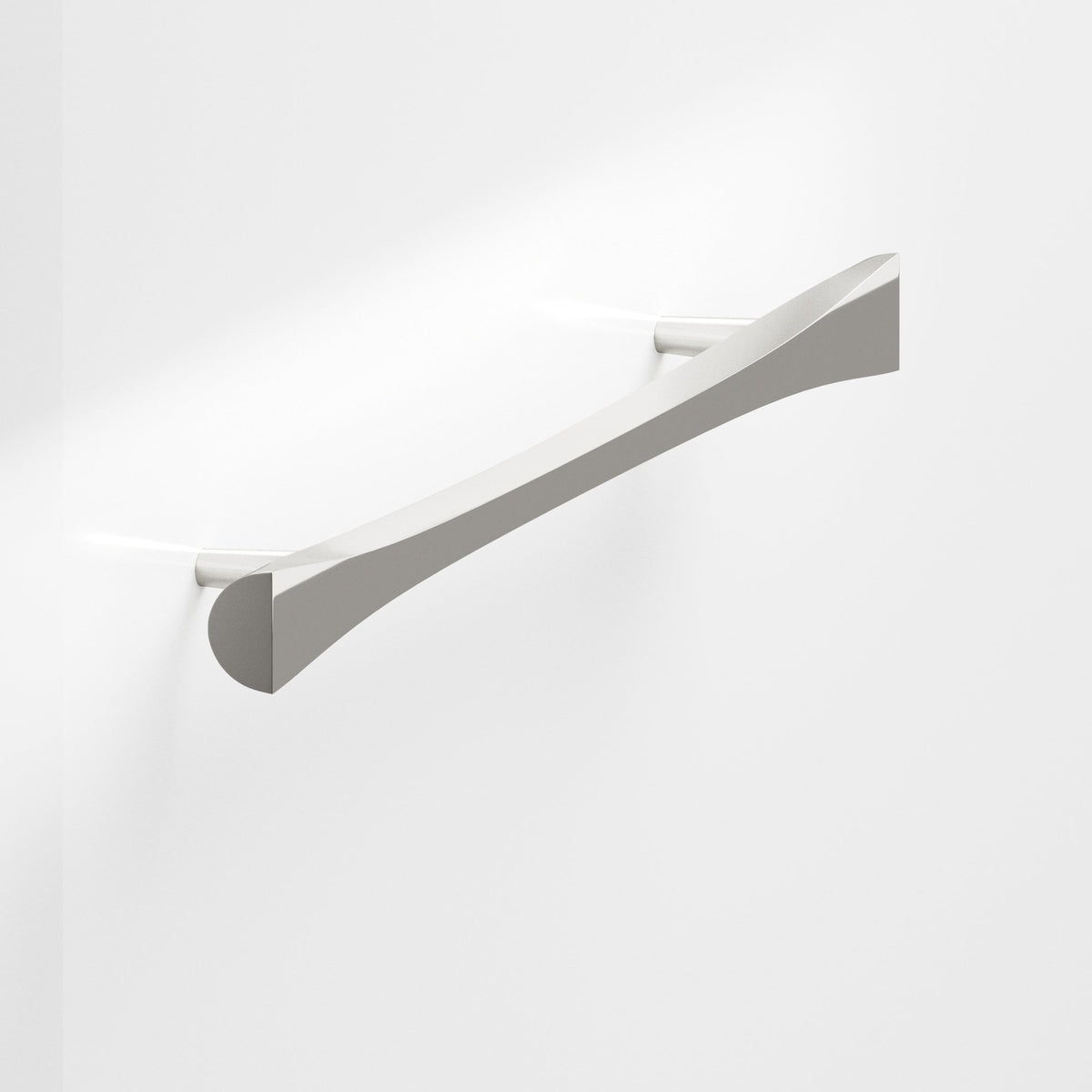 Colonial Bronze 1140 Bowtie Pull with Rounded Back and Tapered Posts, 5/8 in - Polished Nickel