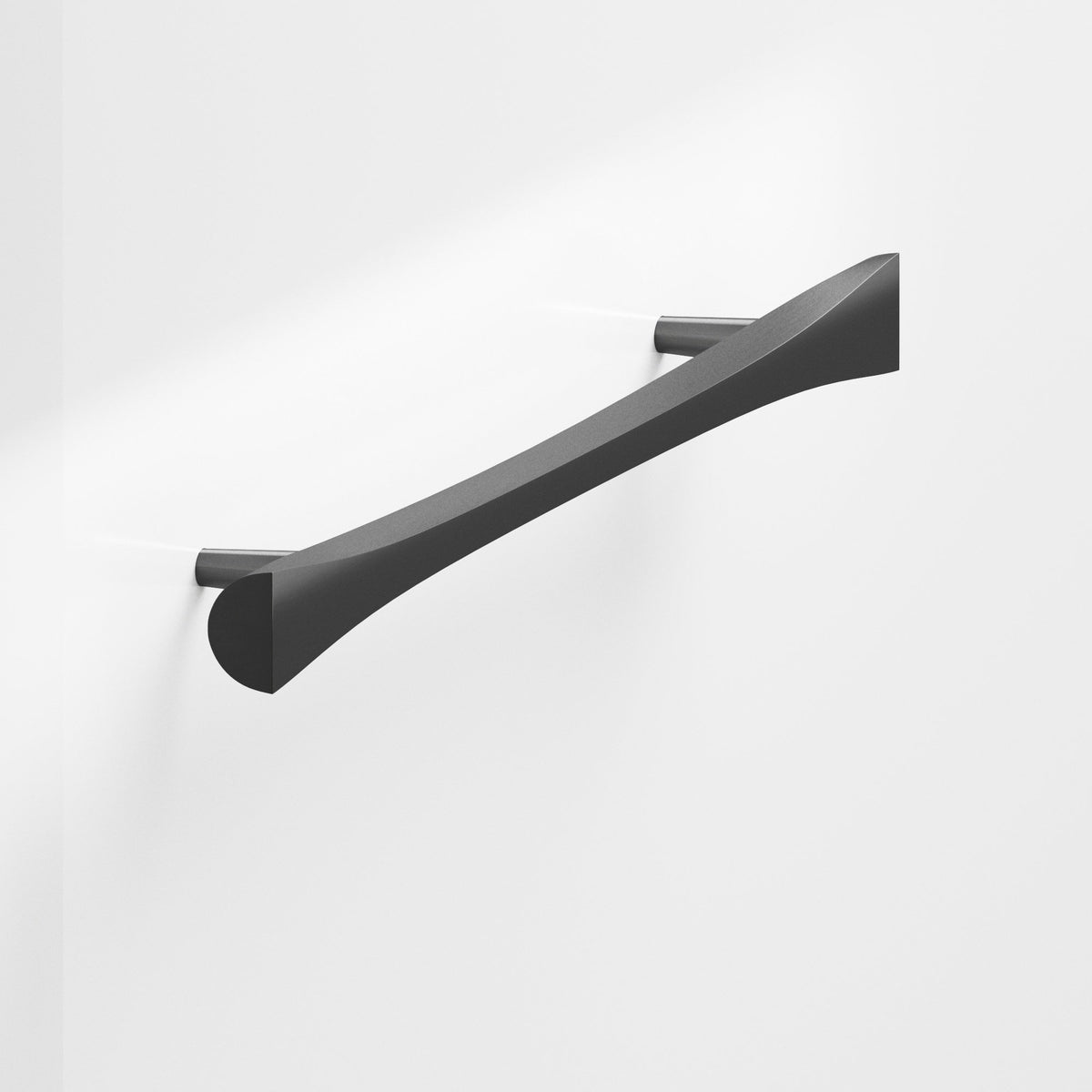 Colonial Bronze 1140 Bowtie Pull with Rounded Back and Tapered Posts, 5/8 in - Graphite