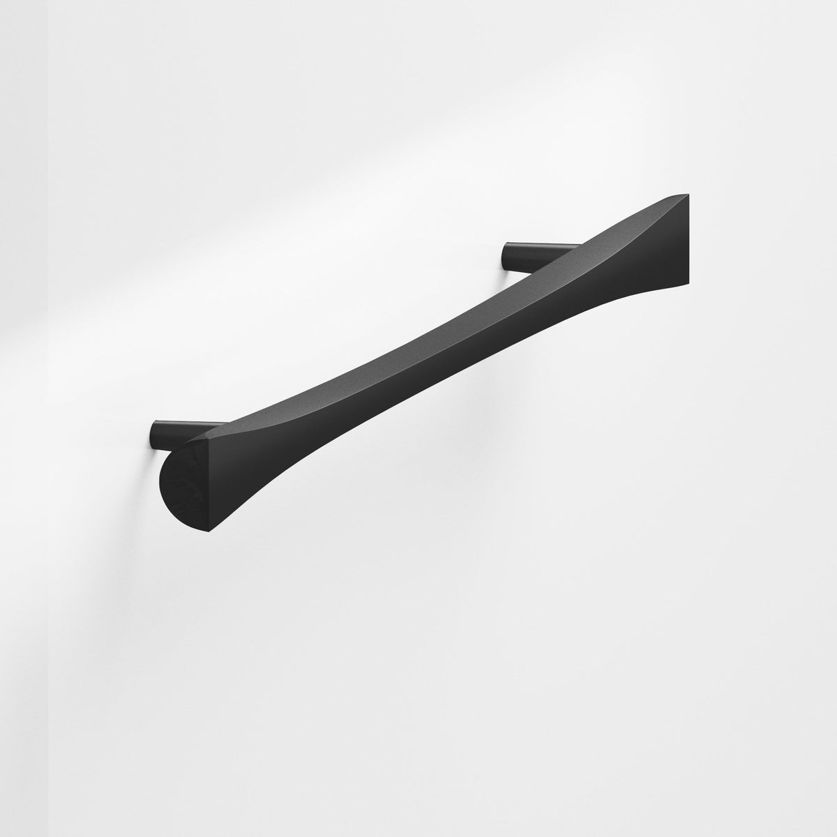 Colonial Bronze 1140 Bowtie Pull with Rounded Back and Tapered Posts, 5/8 in - Matte Graphite
