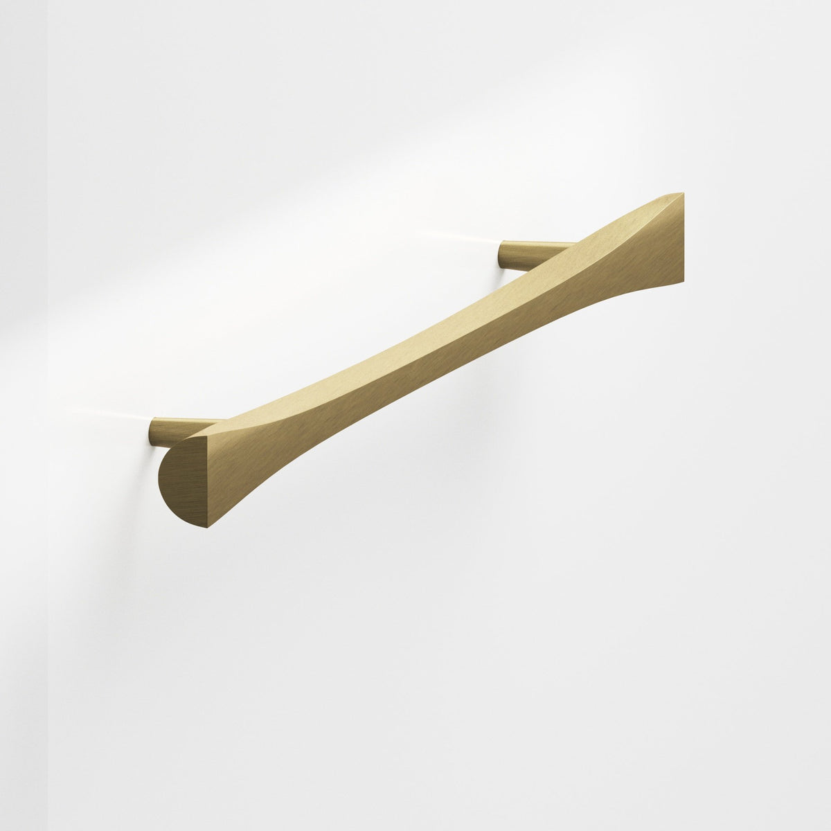 Colonial Bronze 1140 Bowtie Pull with Rounded Back and Tapered Posts, 5/8 in - Antique Brass